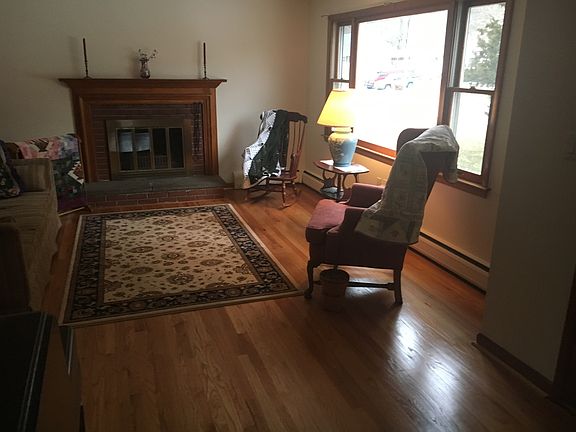 Gleaming hardwood floors