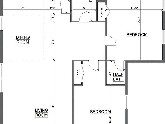floor plan of apartment
