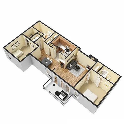 Floor plan B3 Traditional