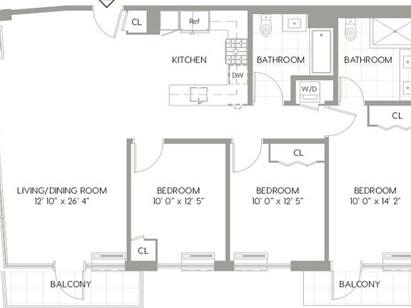 2nd image of 1401 Broadway #4I