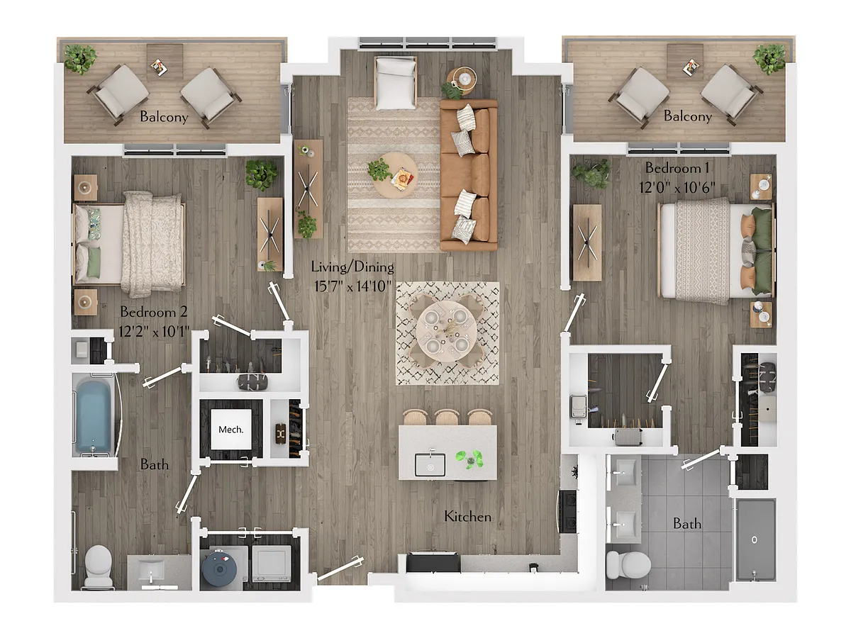 Floor plan B2