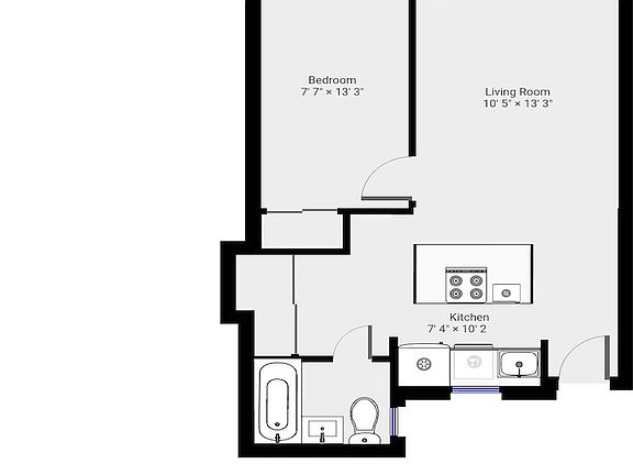 2nd image of 152 W 72nd St #5D