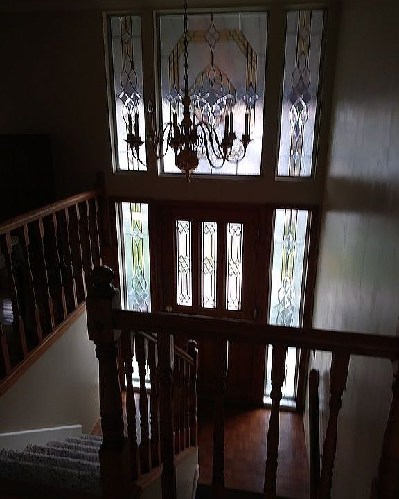 Entry Way - custom stained glass