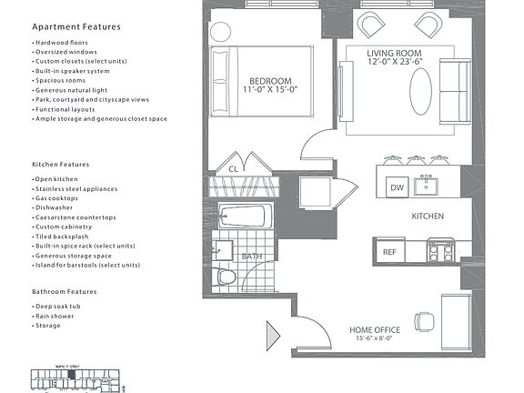 2nd image of 101 Bedford Ave APT D613