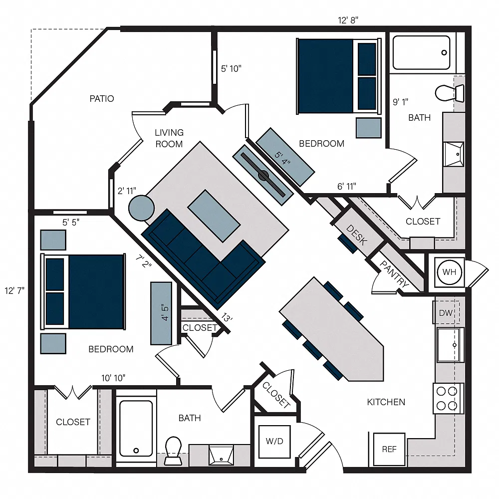 Floor plan B7