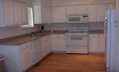Open Kitchen with hardwood floors