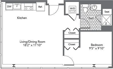 1Q floor plan The Hecht Warehouse