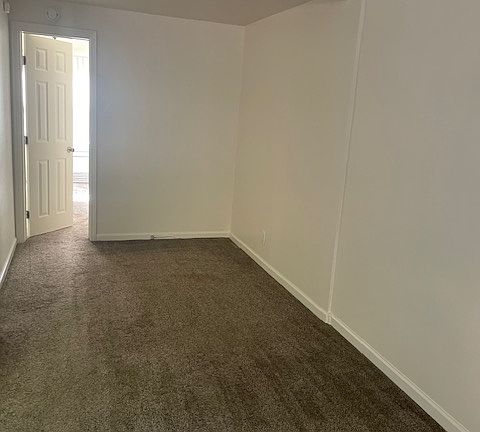 Extended living room with open floor plan
