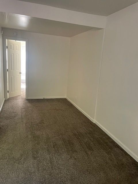 Extended living room with open floor plan
