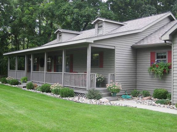 Come and sit a spell....inviting front porch.