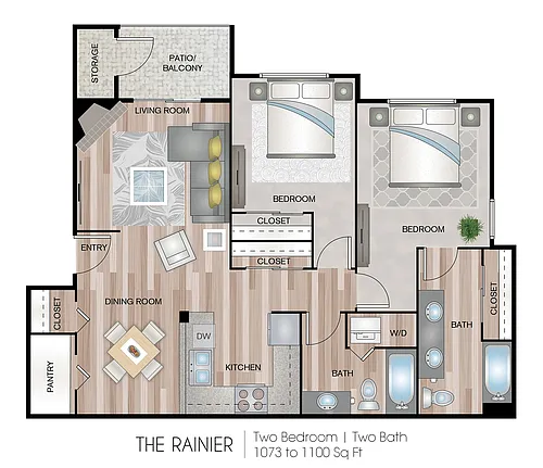 Floor plan The Rainier 2