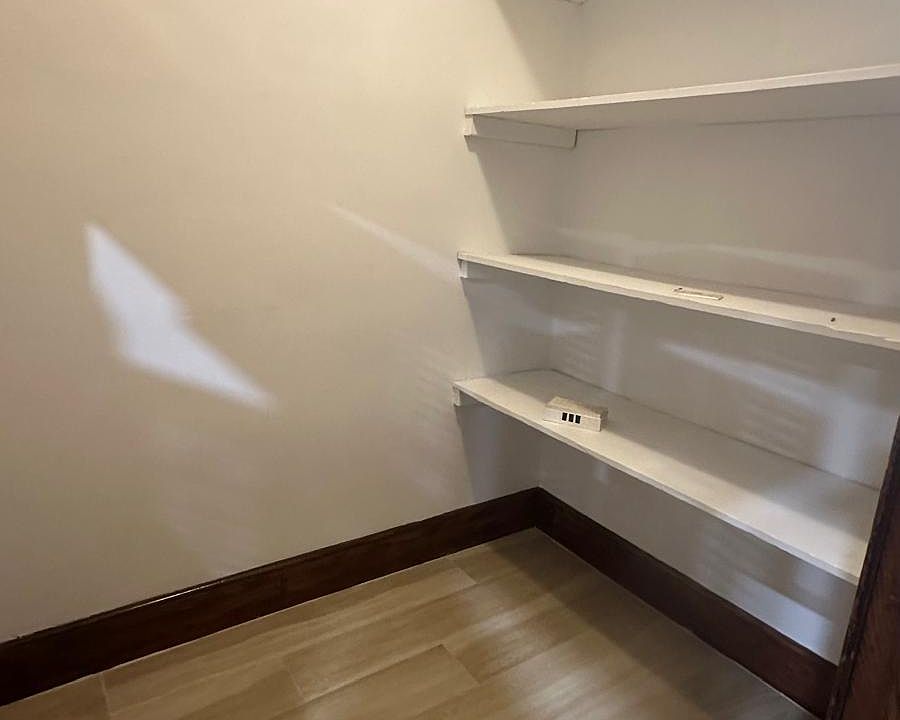 plank style shelving for pantry/ closet.