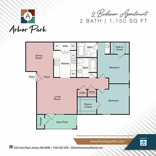 Floor plan 2 Bedroom