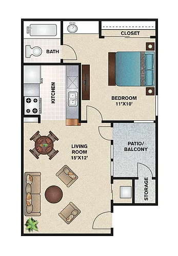 Floor plan A