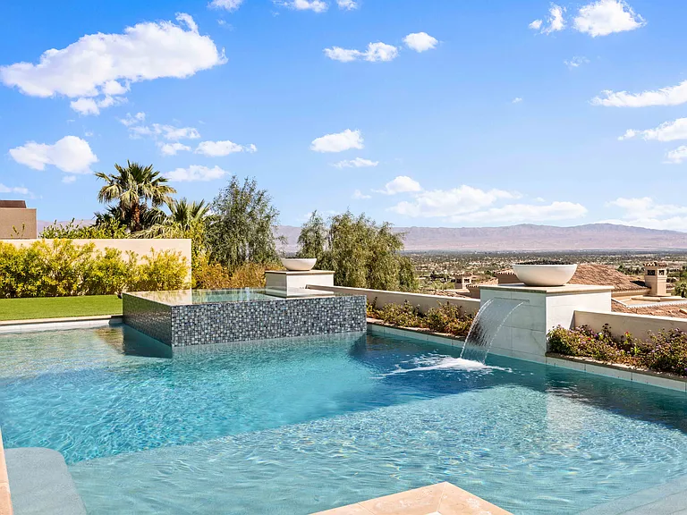 The landscape views are truly picturesque by day and night, so you really get the full spectrum of this beautiful property.