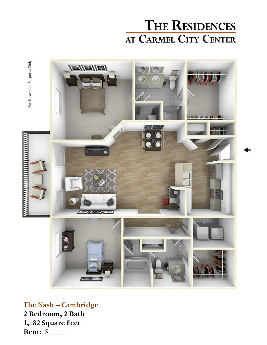 Floor plan The Cambridge - Nash