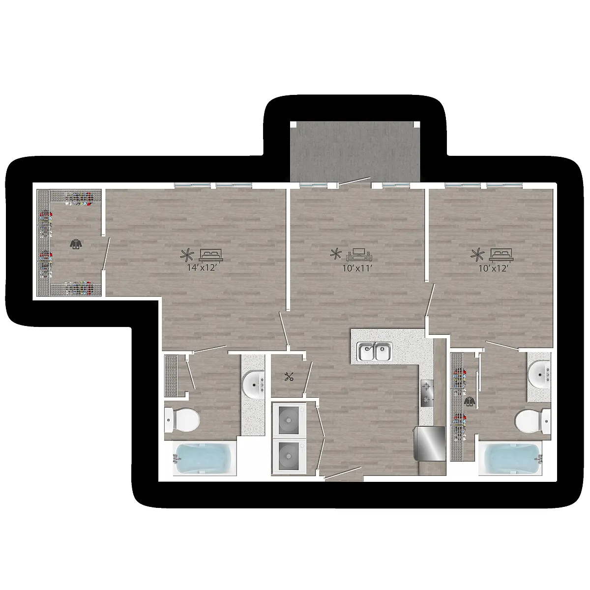 Floor plan B2