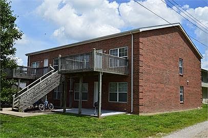 Unit C is upstairs, on the left