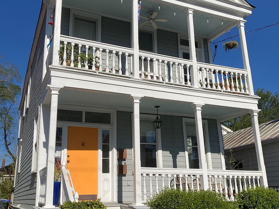 Front entrance; Apt A is the first floor unit, including private downstairs front porch
