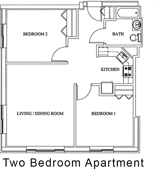 This smartly designed two bedroom floorplan is available now...but going fast! Call to learn more and schedule a tour today!