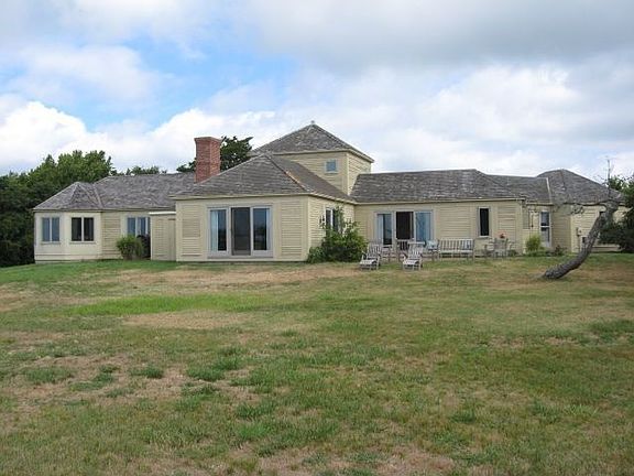 Rear view of home