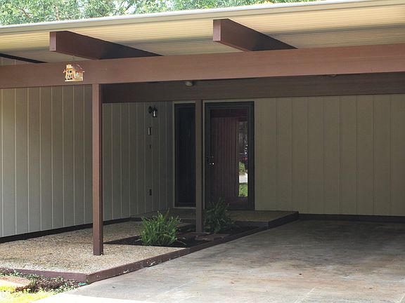 Front porch and carport
