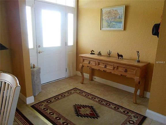 Front entry from screened front porch.