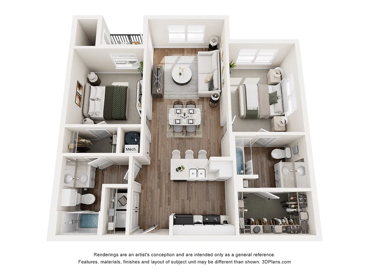 Floor plan B1