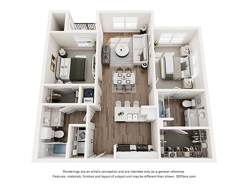 Floor plan B1