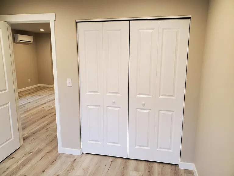 Bedroom closet....same in both bedrooms.