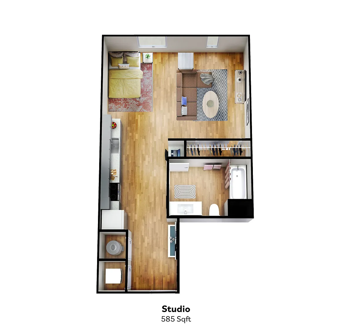 Floor plan Studio