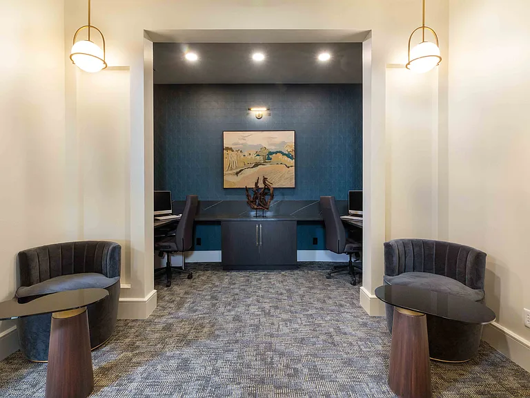 Business lounge and shared workspace