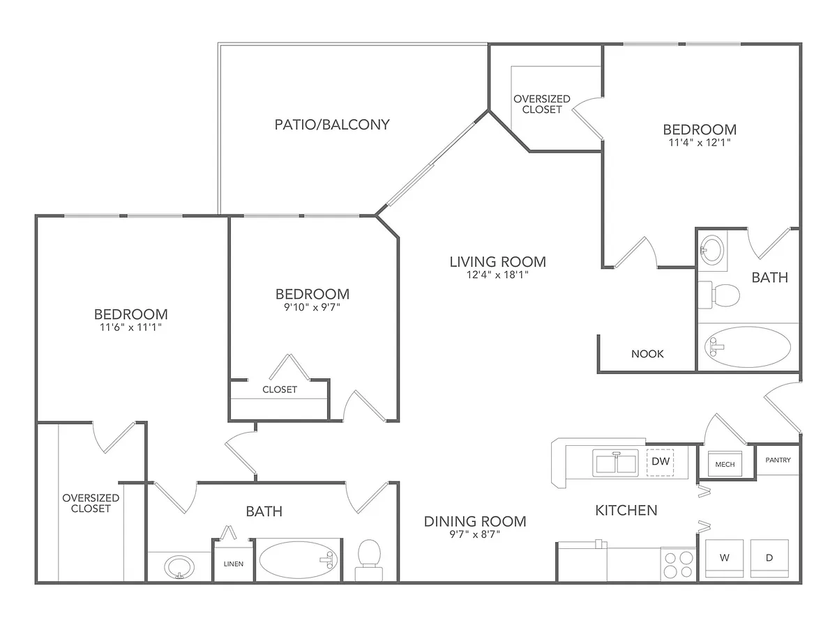 Floor plan C1