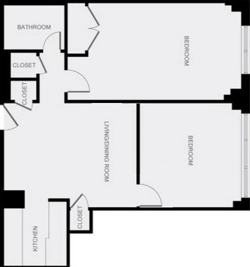 2nd image of 439 W 53rd St #104
