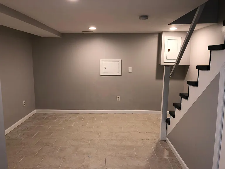 Bedroom/living area of studio apartment