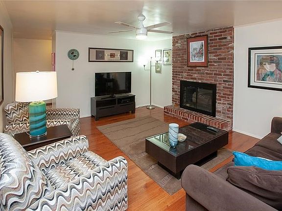 Familyroom with log burning fireplace