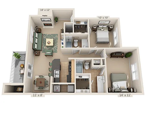 Floor plan The Regiment