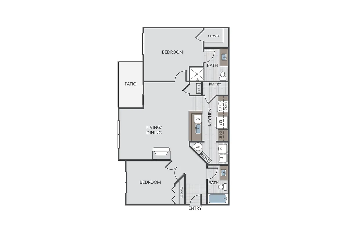 Floor plan Dahlia Townhome