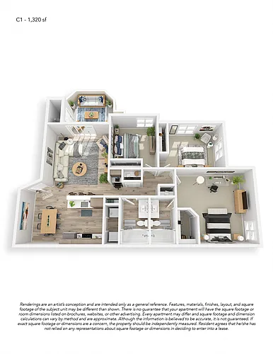 Floor plan C1