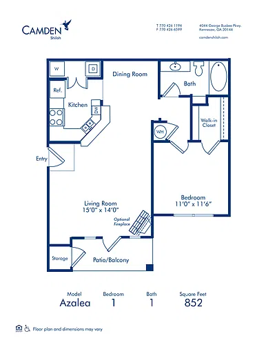 Floor plan Azalea