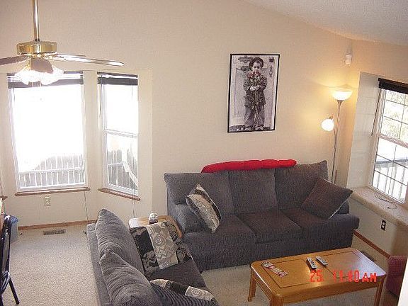 Box Window Seat in Living Room.