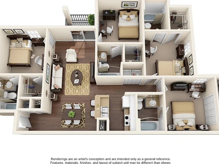 Campus Crossings at College Station_4 bed 4 bath - 3D for Web Campus Crossings at College Station_4 bed 4 bath - 3D for Web