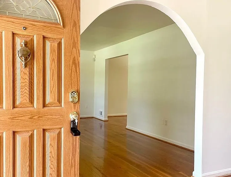 Foyer and living room