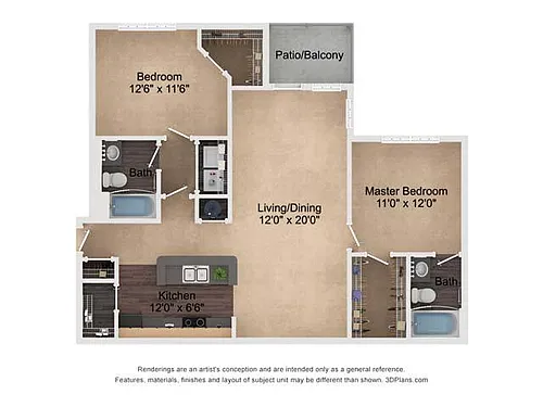 Floor plan Monte Carlo Luxury