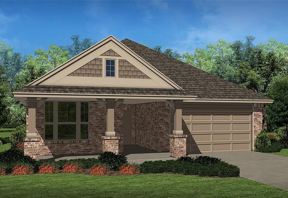 D.R. Horton's Pecos Floorplan Elevation D. Photos shown here may not depict the specified home & features included are for illustration purposes only