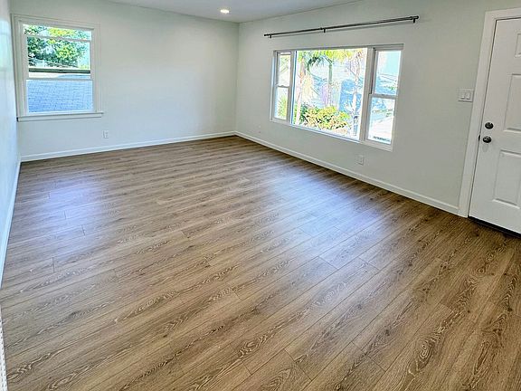 Large living room with big windows