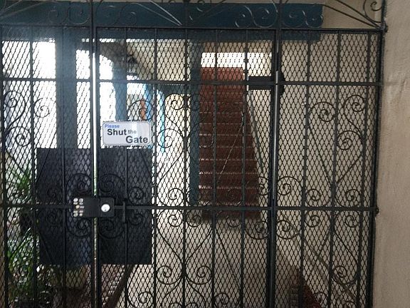 front gated entrance