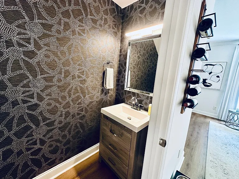 Main level Powder room