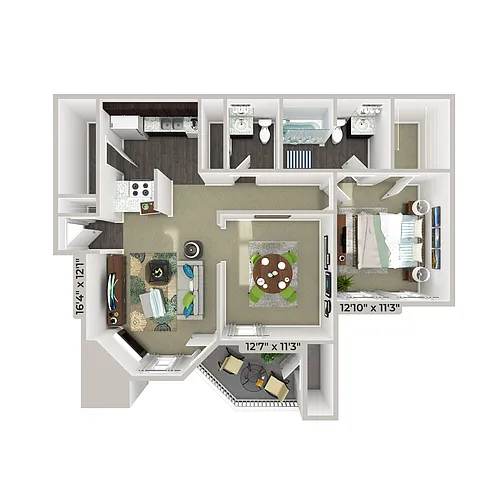 Floor plan A3 - Woodrose