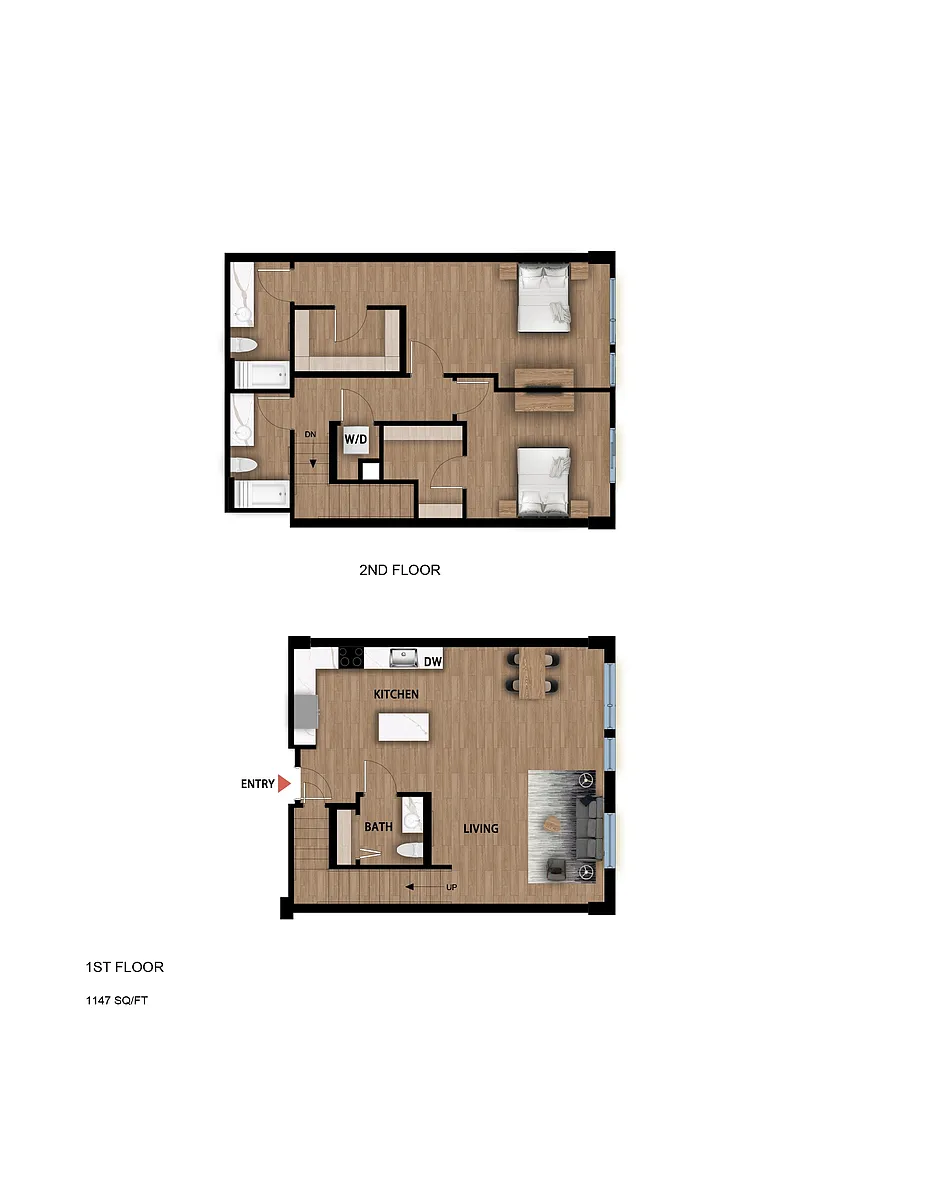 Floor plan T2 - 4
